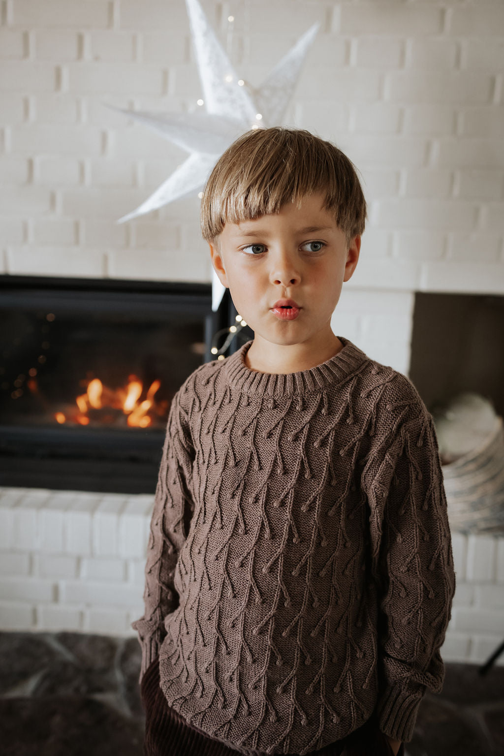 bon cable pullover | cub