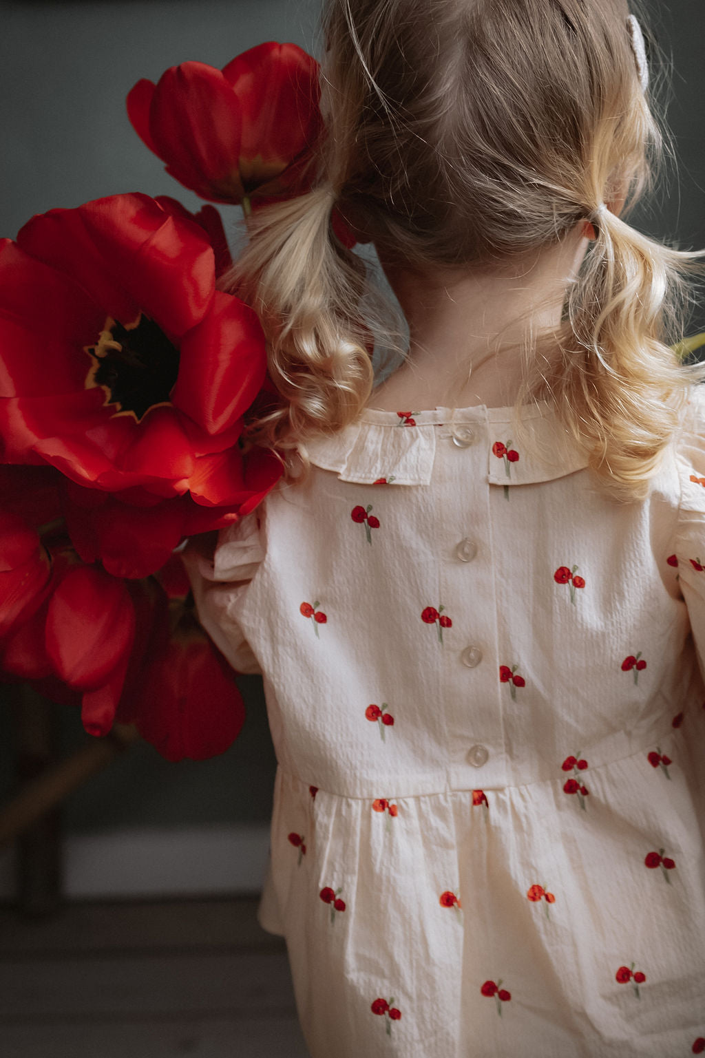 flower blouse | sandshell