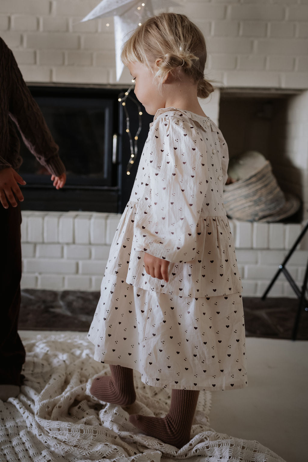winter ls dress | sandshell aop