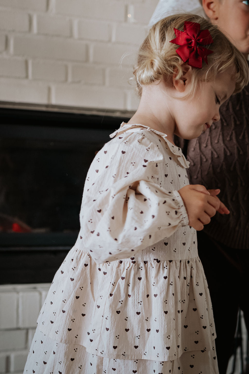 winter ls dress | sandshell aop