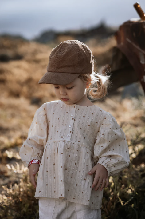 nanna blouse | sandshell