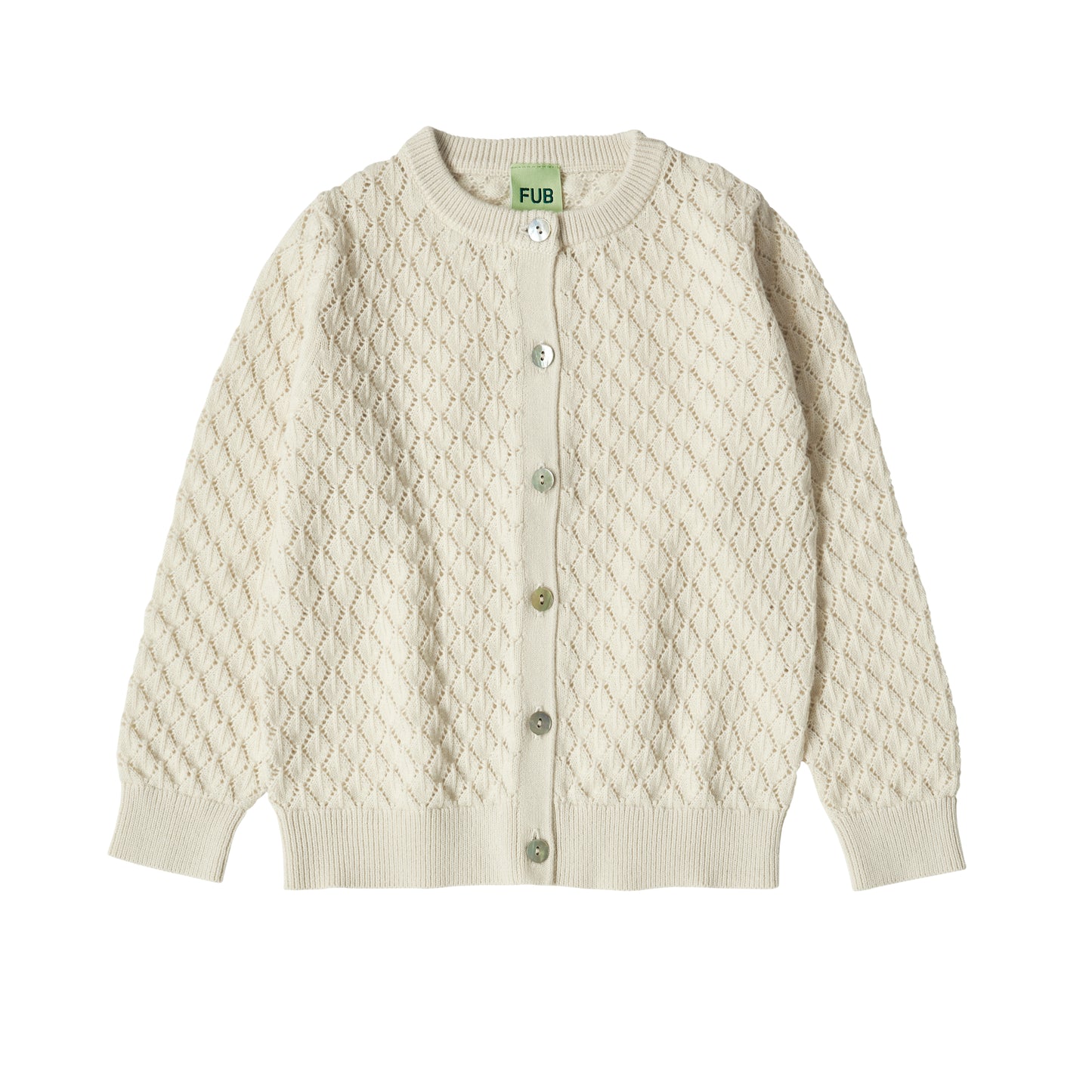 Pointelle Cardigan | 3 Litir