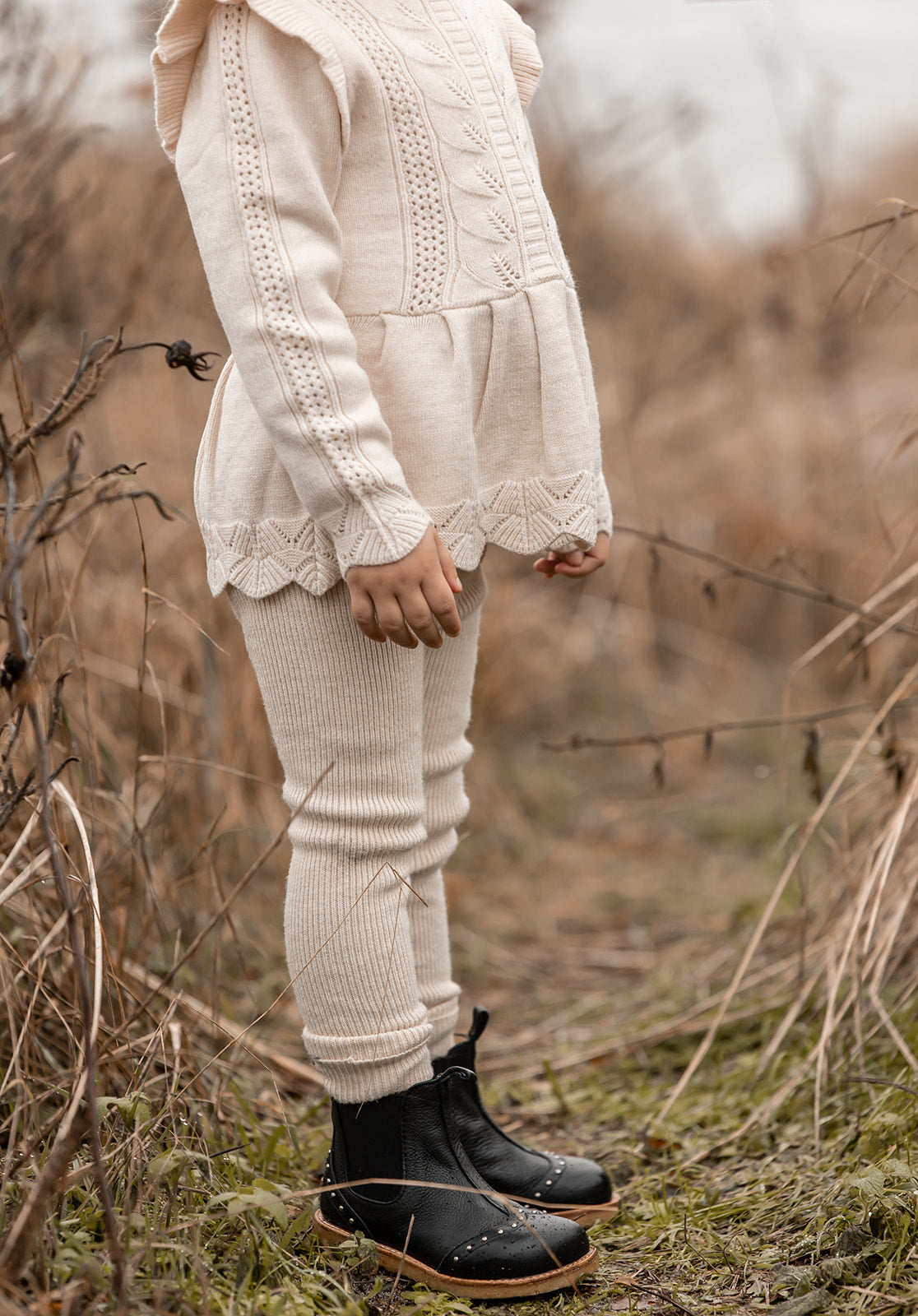 benna rib legging | sandshell