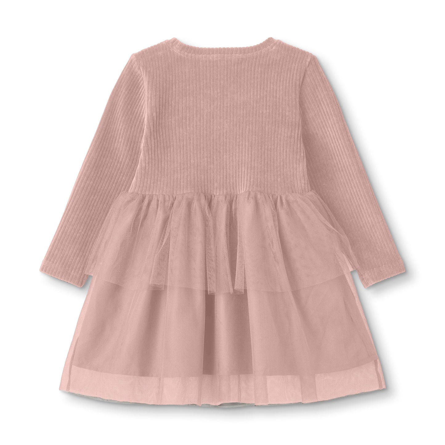 velvet tulle dress | peach whip