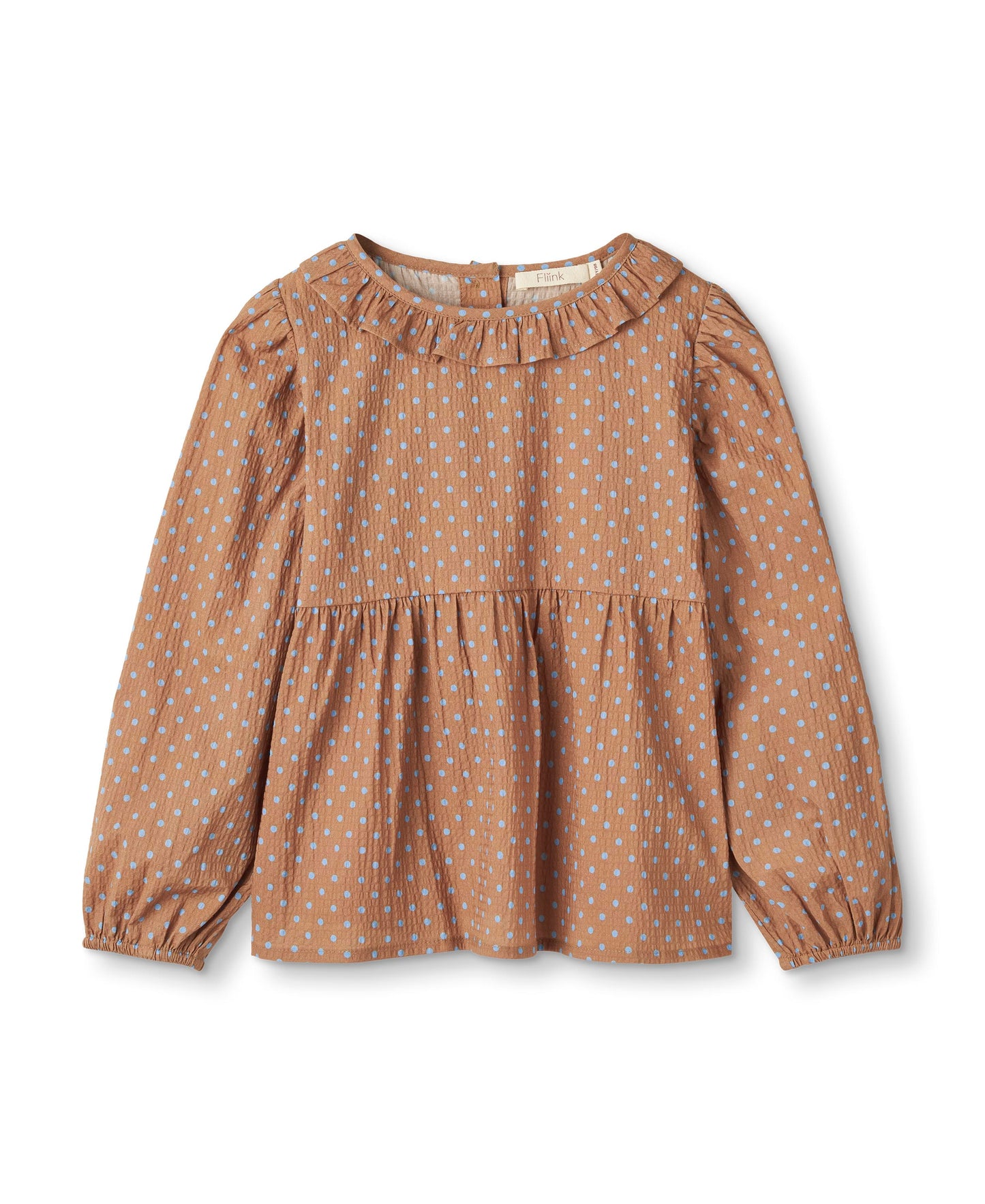 toto ls blouse | tigers eye dot aop