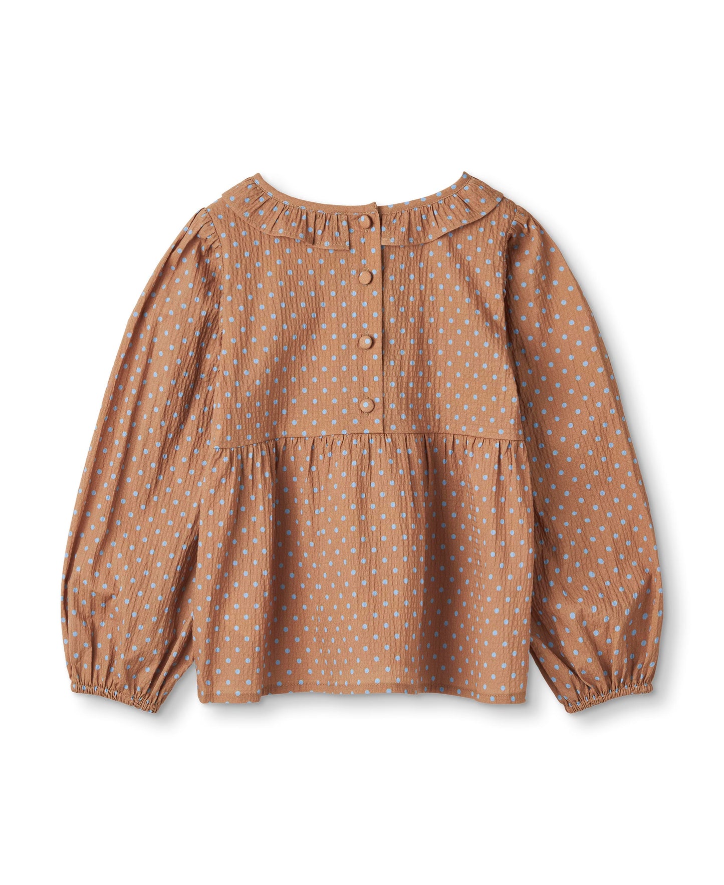 toto ls blouse | tigers eye dot aop