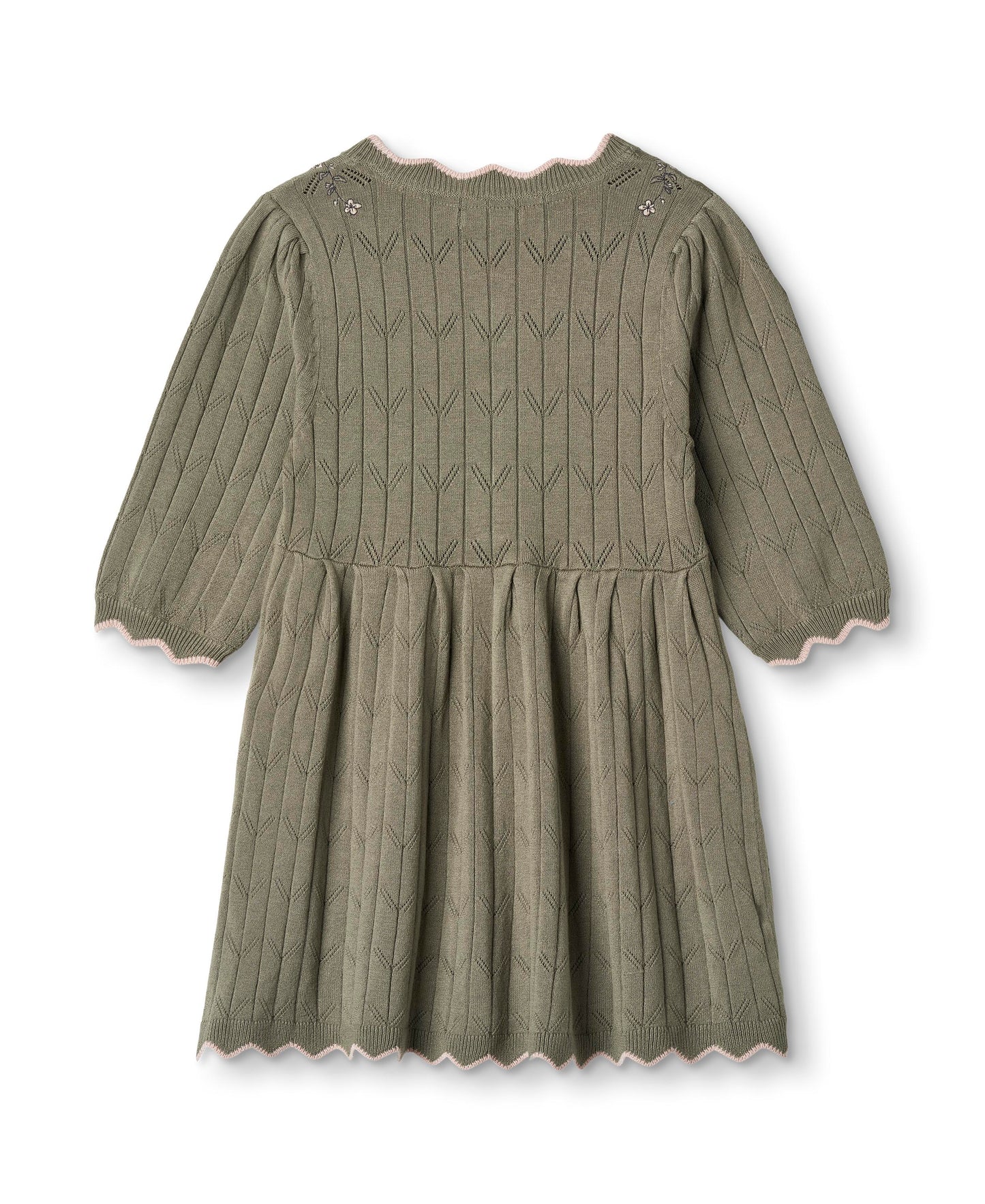 sunny embr. 3/4 knit dress | 2 litir