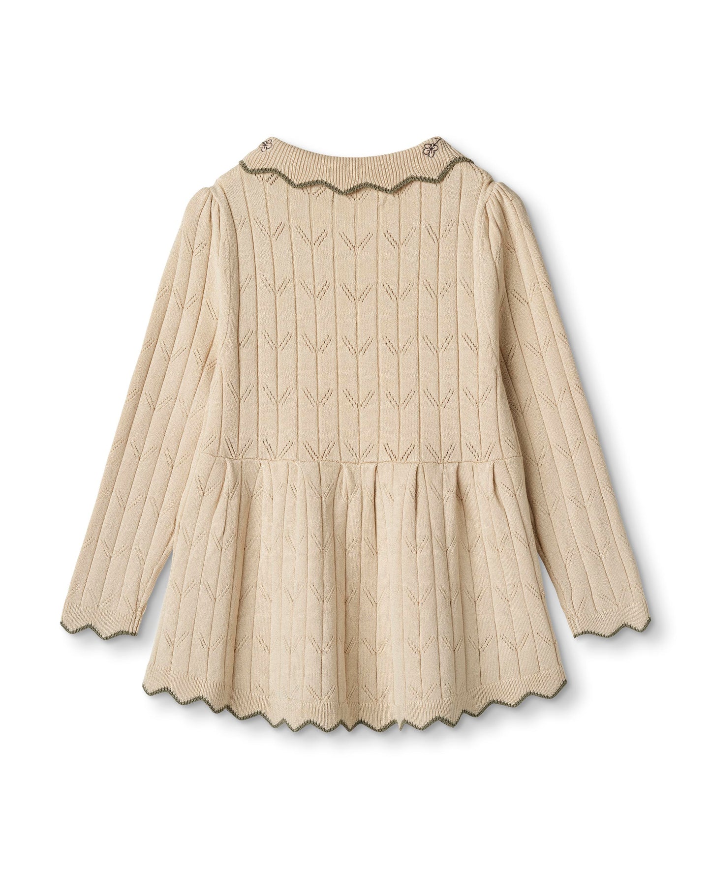sunny embr. ls blouse | sandshell