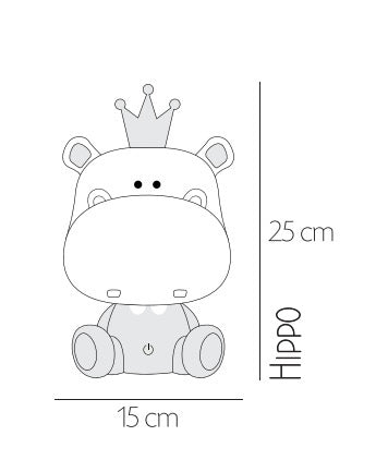 hippo bleikur | ljós
