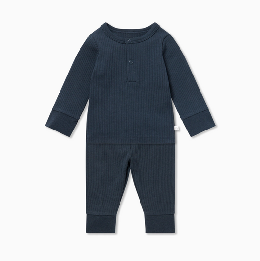 ribbed náttföt | navy
