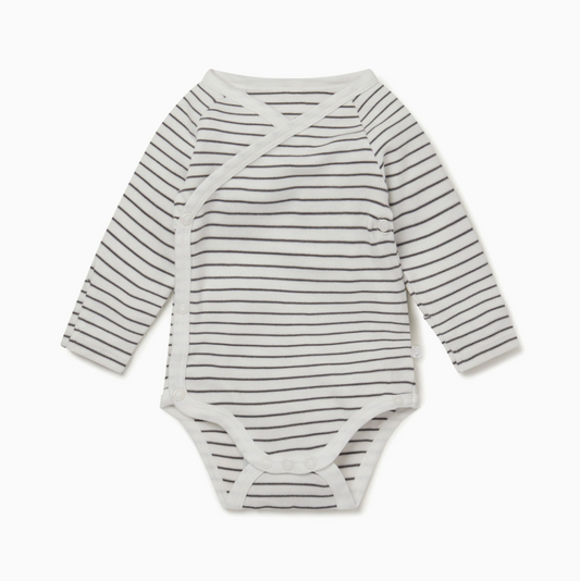 kimono samfella | grey stripe