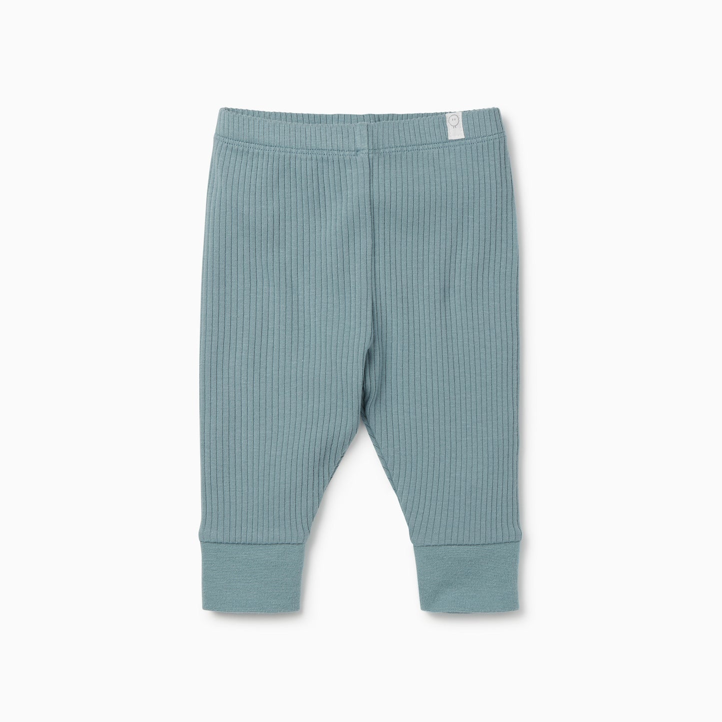 ribbed leggings | blue
